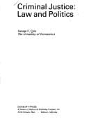 Criminal justice: law and politics