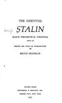 The essential Stalin