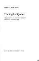 The vigil of Quebec. --