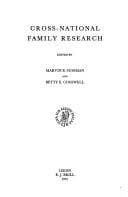 Cross-national family research
