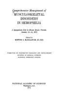 Comprehensive management of musculoskeletal disorders in hemophilia