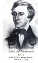Henry David Thoreau: studies and commentaries