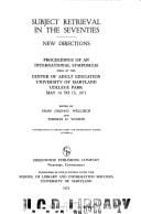 Subject retrieval in the seventies: new directions