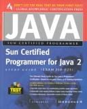 Sun certified programmer for Java 2 study guide