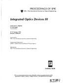 Integrated optics devices III