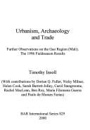 Urbanism, archaeology and trade