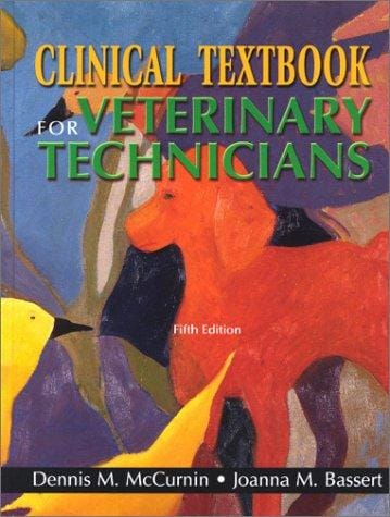 Clinical textbook for veterinary technicians