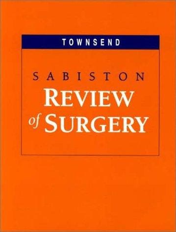 Sabiston review of surgery