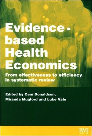 Evidence-based health economics