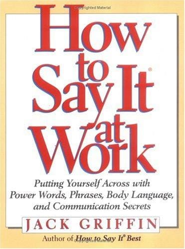 How to say it at work