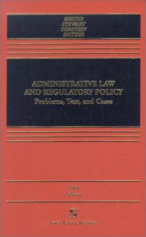 Administrative law and regulatory policy