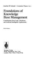 Foundations of knowledge base management