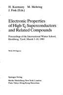 Electronic properties of high-Tc superconductors and related compounds