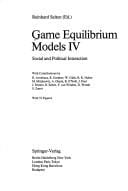 Game Equilibrium Models IV