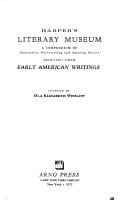 Harpers Literary Museum