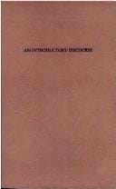 An introductory discourse delivered before the Literary and Philosophical Society of New-York