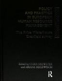 Policy and practice in European human resource management