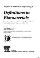 Definitions in biomaterials