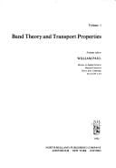 Band theory and transport properties