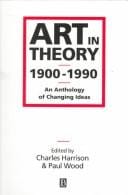 Art in theory, 1900-1990