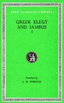 Greek elegy and iambus