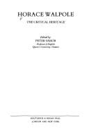 Horace Walpole, the critical heritage