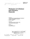 Mechanics of cellulosic and polymeric materials