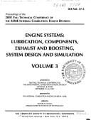2001 Diesel Combustion And Emissions, Fuel Injection And Sprays Volume 1,(ICE Fall Tech Conf) (ICE)