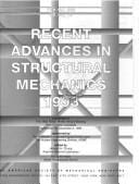 Recent advances in structural mechanics, 1993