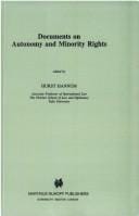 Documents on autonomy and minority rights