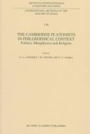 The Cambridge Platonists in philosophical context