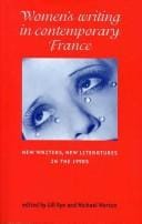 Women's writing in contemporary France