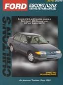 Chilton's Ford-Ford Escort and Mercury Lynx 1981-95 repair manual