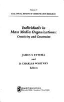 Individuals in mass media organizations