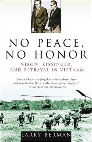No peace, no honor