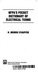Nfpa's Dictionary of Electrical Terms