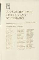 Annual review of ecology and systematics, 2002