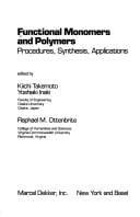 Functional monomers and polymers