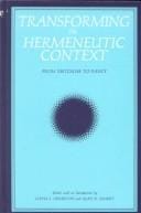 Transforming the hermeneutic context