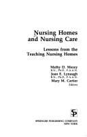 Nursing homes and nursing care