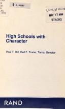 High schools with character