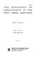 Expansion of Christianity in the First Three Centuries (Select Bibliographies Reprint Series; 2 Vol. Set)