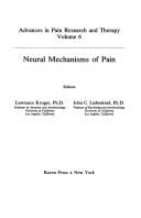 Neural mechanisms of pain