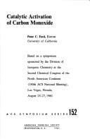 Catalytic activation of carbon monoxide