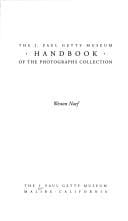 The J. Paul Getty Museum handbook of the photographs collection