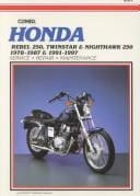 Clymer Honda Rebel 250 & Twinstar, 1978-1997