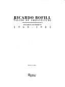 Ricardo Bofill, Taller de Arquitectura