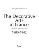 The decorative arts in France, 1900-1942