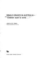 Donald Graves in Australia