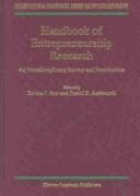Handbook of entrepreneurship research